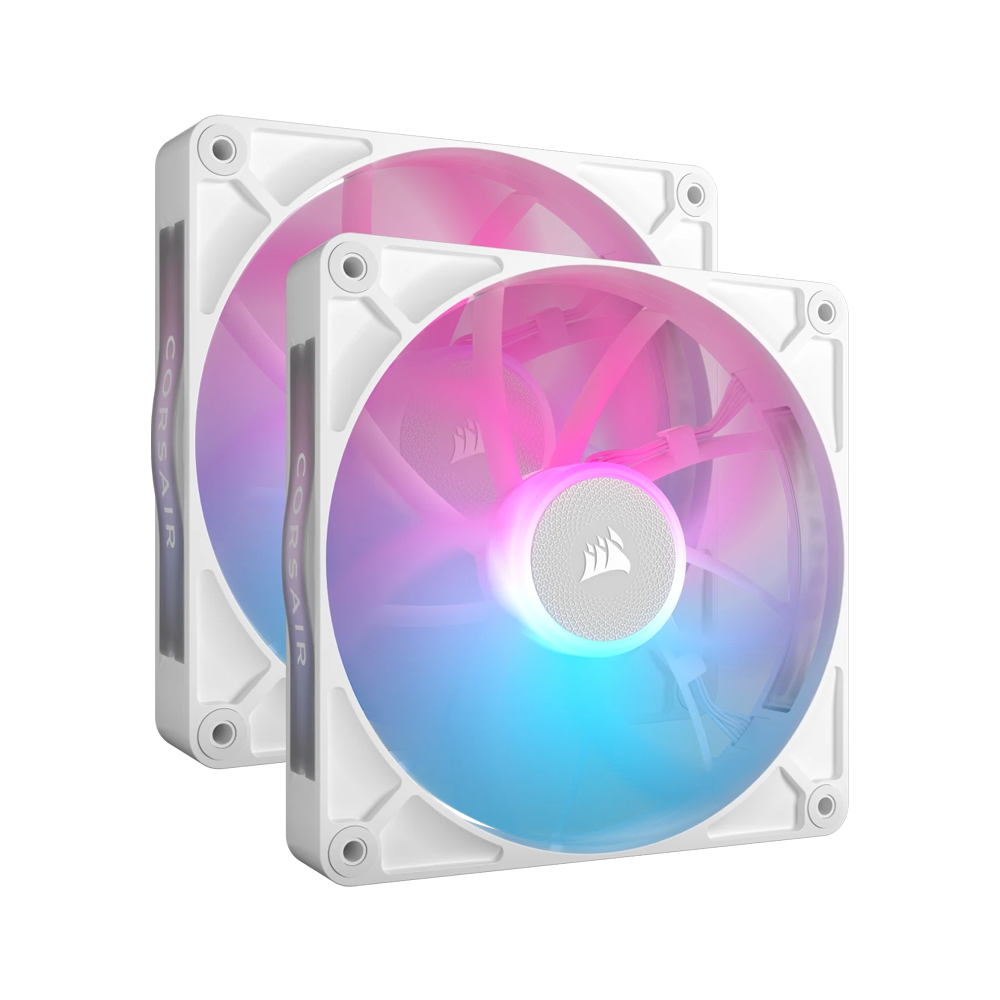 CORSAIR RX140 iCUE LINK RX140 RGB PWM Fan Twin Starter Kit - 140mm / White