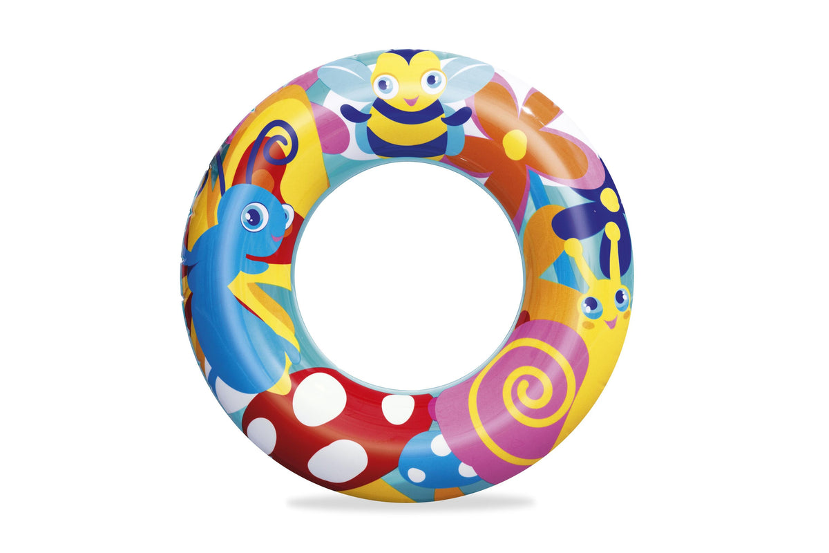 Bestway 56Cm Designer Swim Ring (Contents: One Swim Ring.) Age 3-6