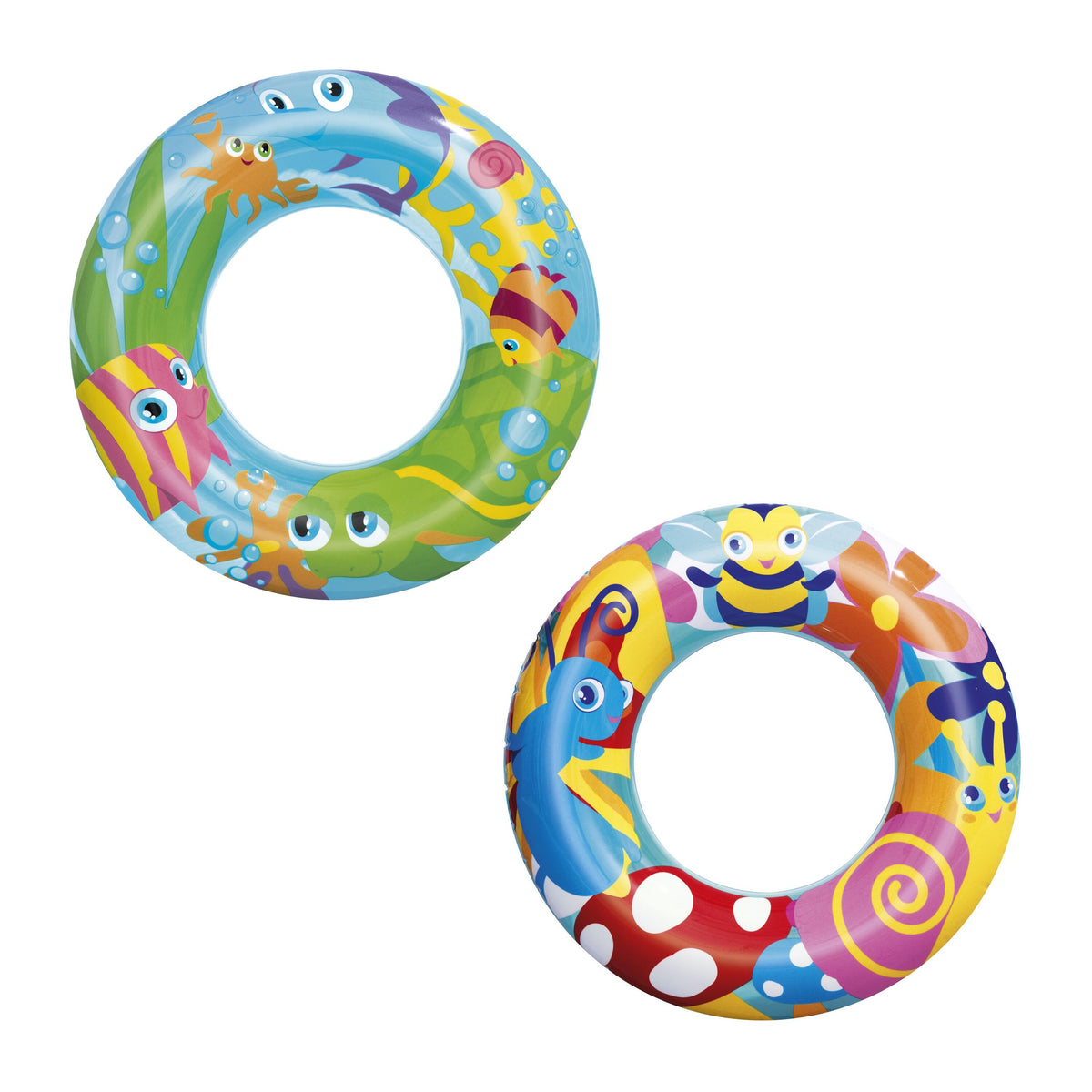 Bestway 56Cm Designer Swim Ring (Contents: One Swim Ring.) Age 3-6
