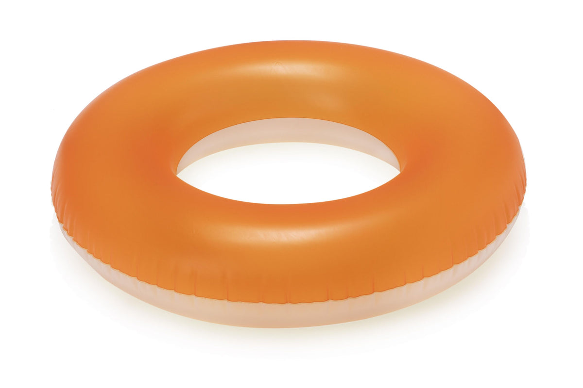 Bestway 91Cm Frosted Neon Swim Ring (Contents:One Swim Ring.) Age 10+
