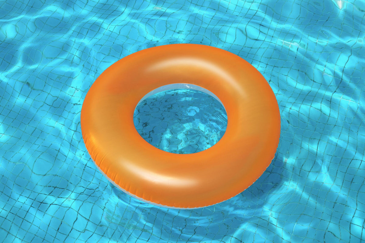 Bestway 91Cm Frosted Neon Swim Ring (Contents:One Swim Ring.) Age 10+