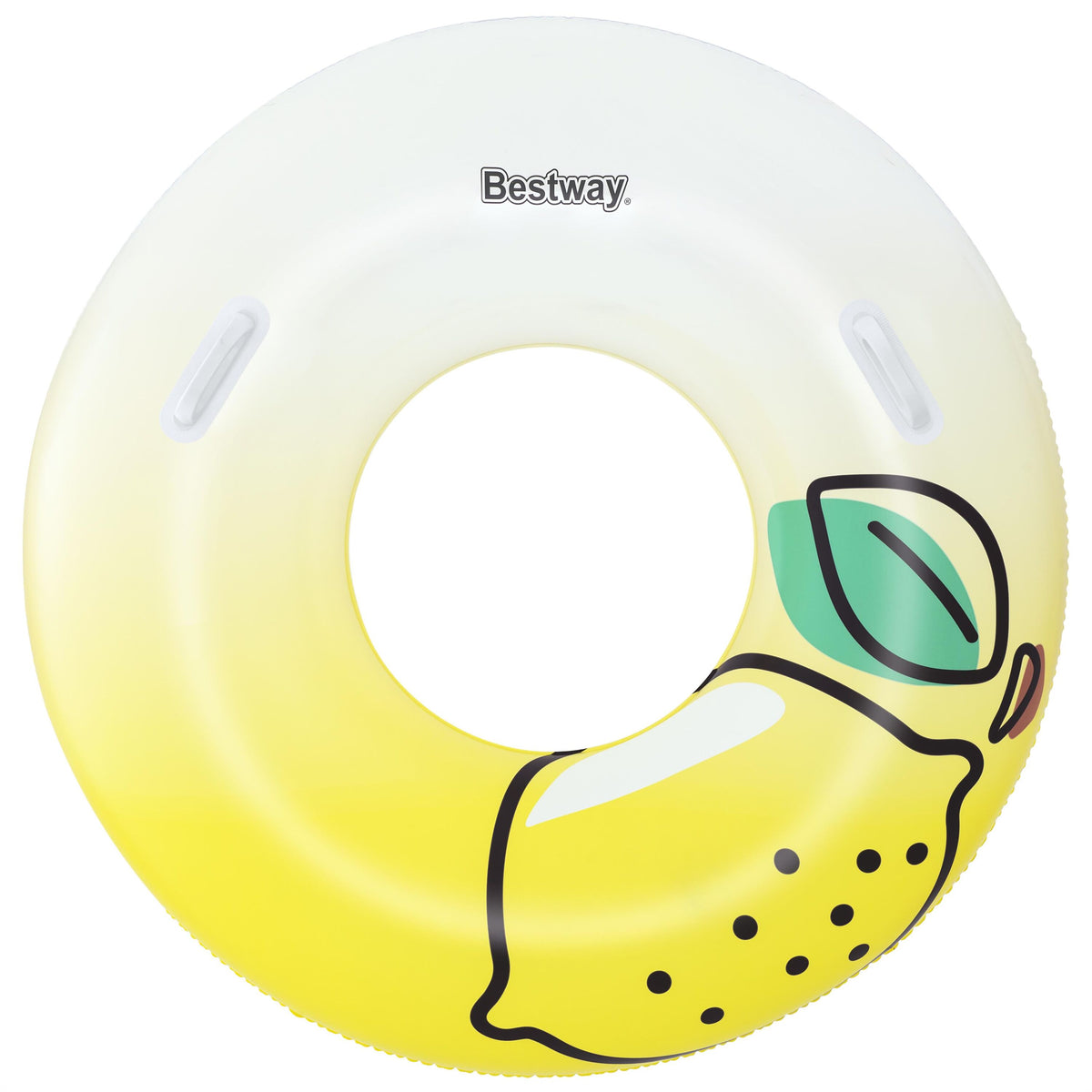 Bestway 1.14M Fresh Squeezed Lemon Swim Tube (1 Swim Tube, Repair Patch.) Age 12+