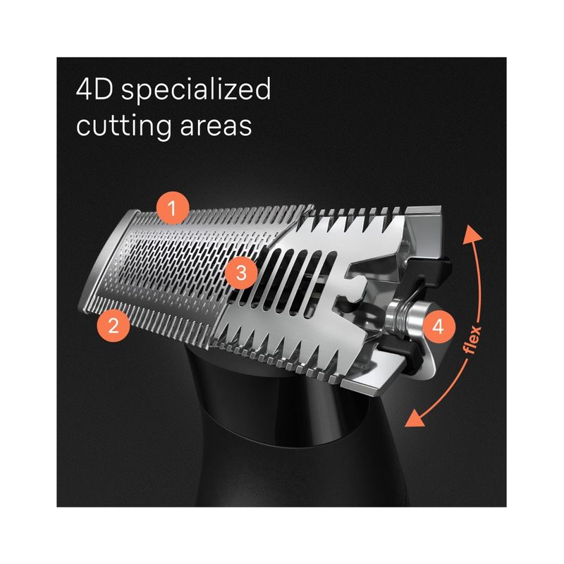 Braun Series XT55200 Beard Trimmer & Body Shaver For Face & Body Hair Removal - Black / Grey