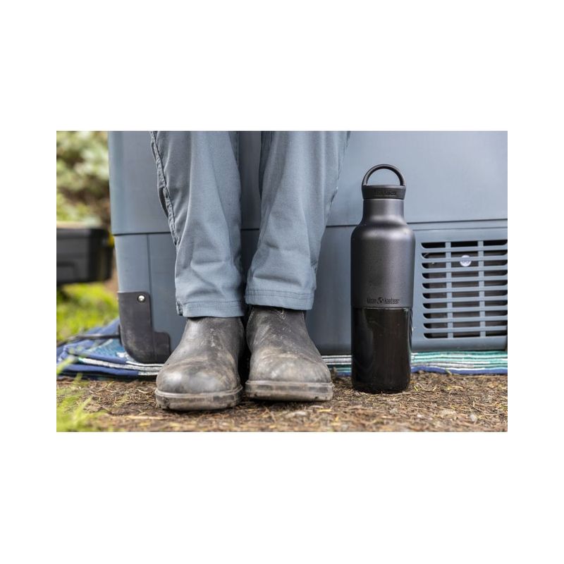 Klean Kanteen Rise 20oz Vac Classic W/Arch Loop - Black