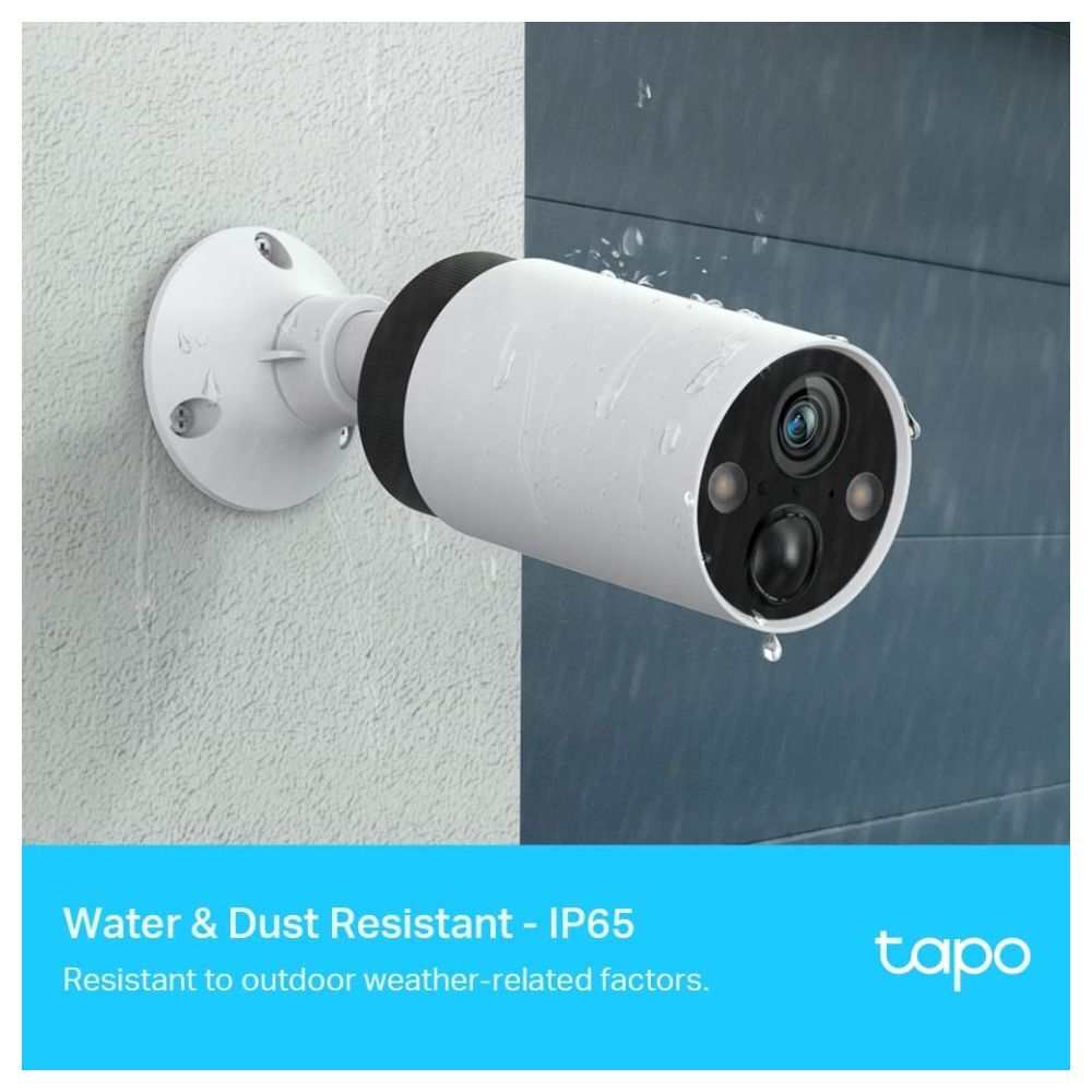 TP-Link Tapo C420S2 Security Camera with Night Vision, White