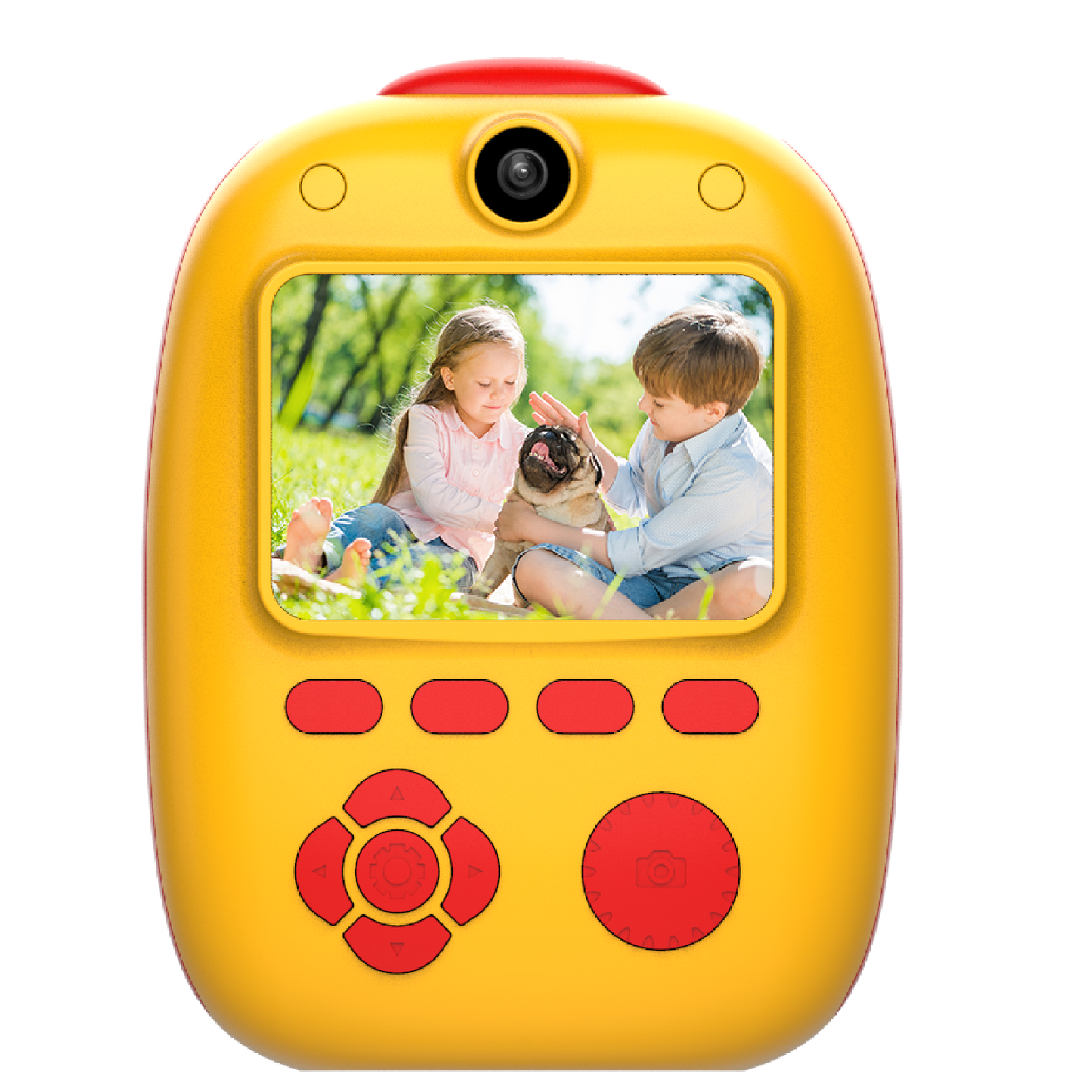 Porodo kids Camera 1080P Full-HD - Yellow