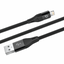 Porodo Braided USB-A to Lightning (2.4A 2.2m) - Black