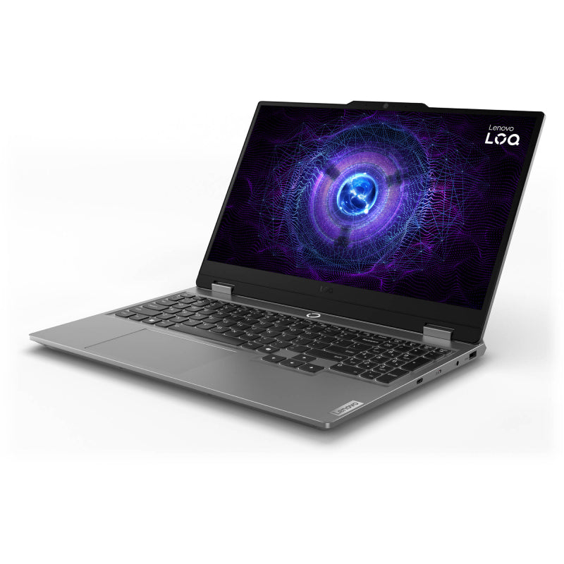 Lenovo LOQ Gen 9 AI PC - 15.6" FHD / i7 / 24GB / 512GB (NVMe M.2 SSD) / RTX 4050 6GB VGA / DOS (Without OS) / 1YW / Arabic/English / Luna Grey - Laptop