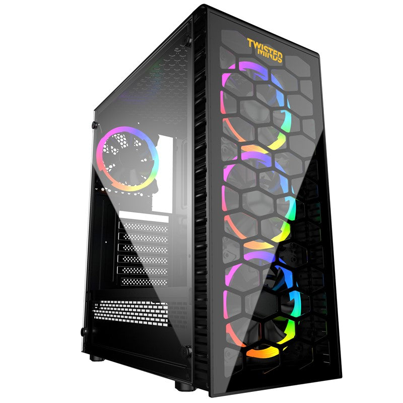 Twisted Minds Killstreak-03 Mid Tower Gaming Case - Black