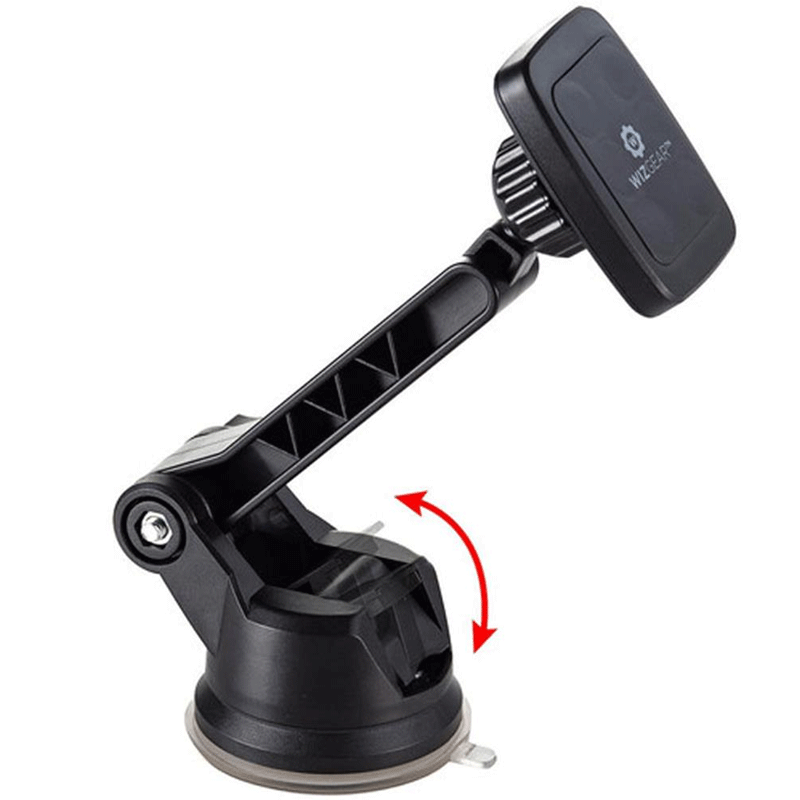 Wixgear Magnetic Car Mount with Long Arm - Black