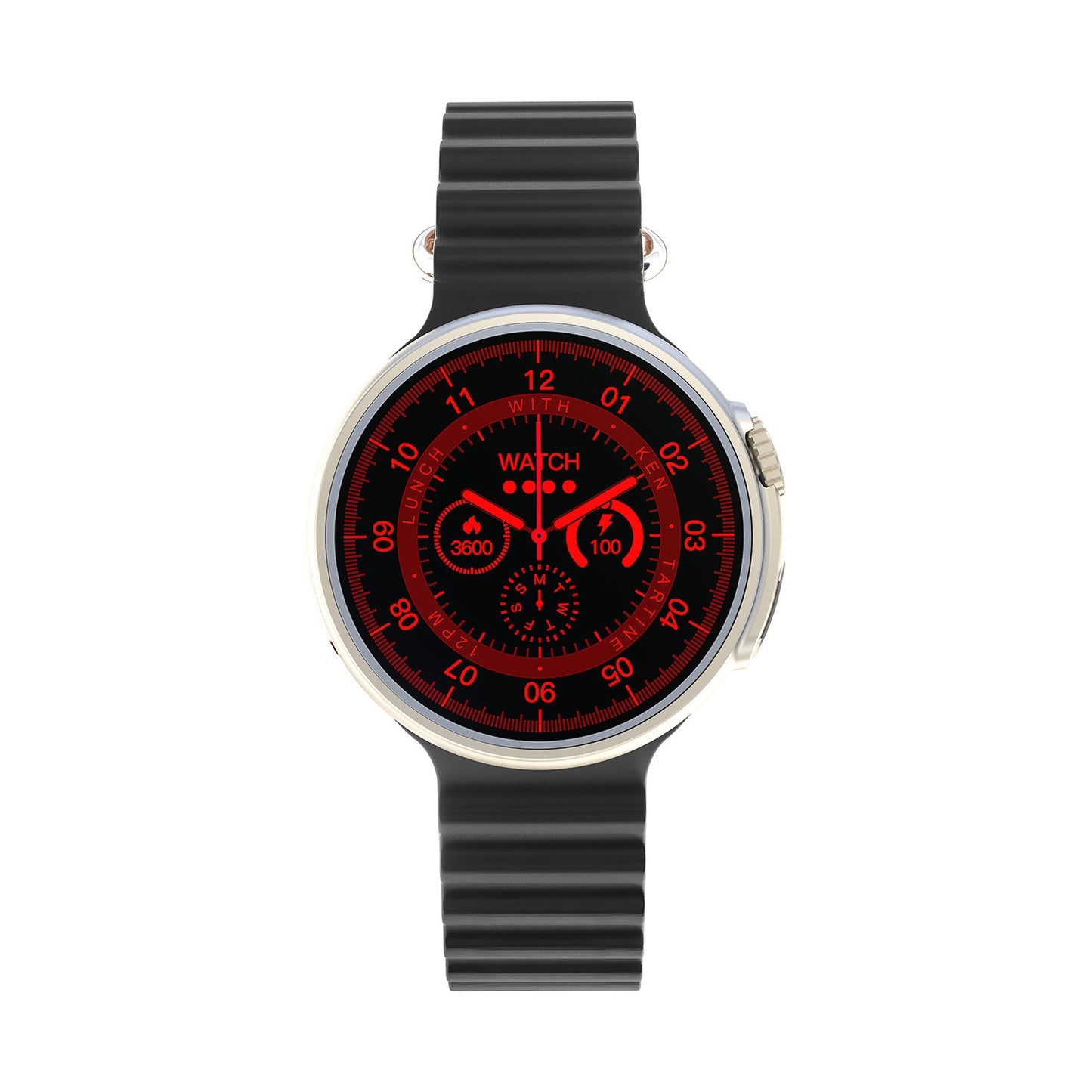 بورودو ألترا ايفو ساعة ذكية 1.51 بوصة عريض اللمس شاشة - - أسود سوار
