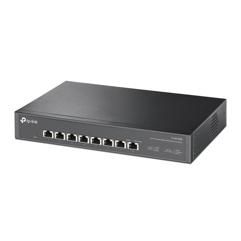 TP-Link 8-Port 10G Desktop / Rackmount Switch - Black