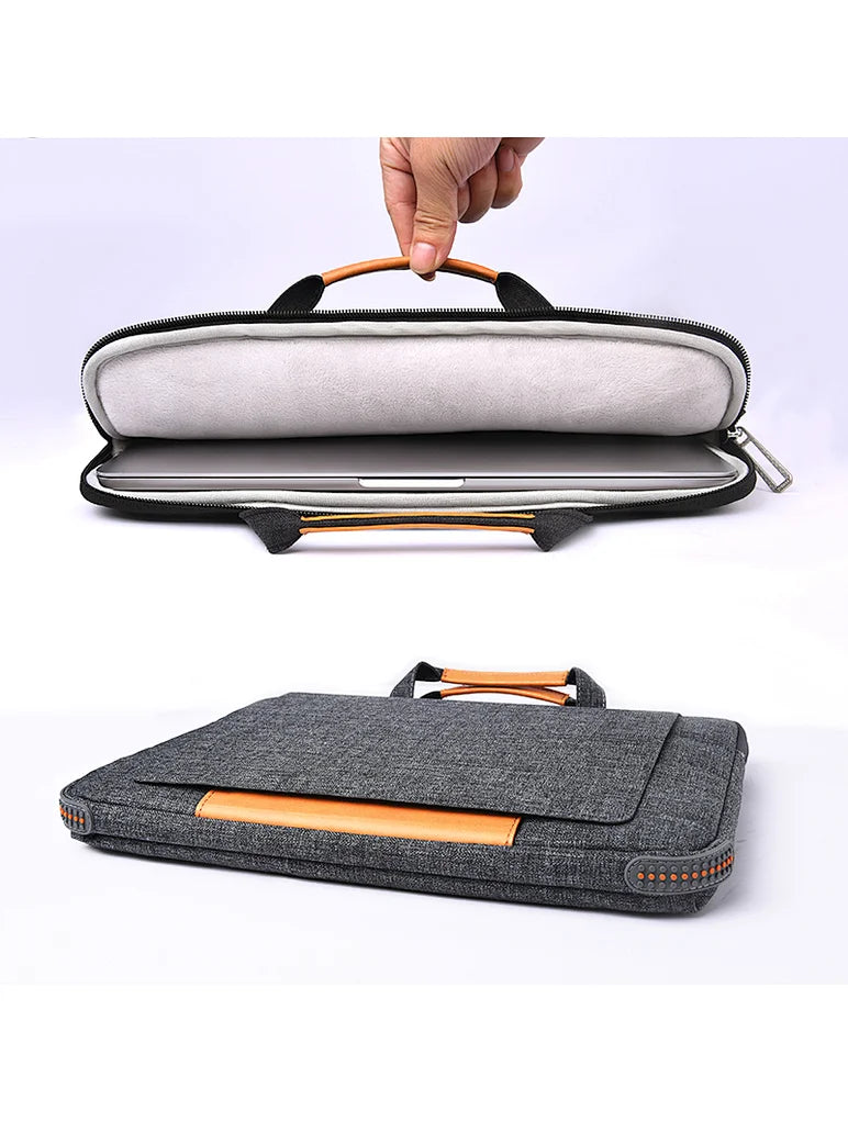 Wiwu Smart Stand Sleeve Hand Bag - Apple Macbook 15-inch / Gray