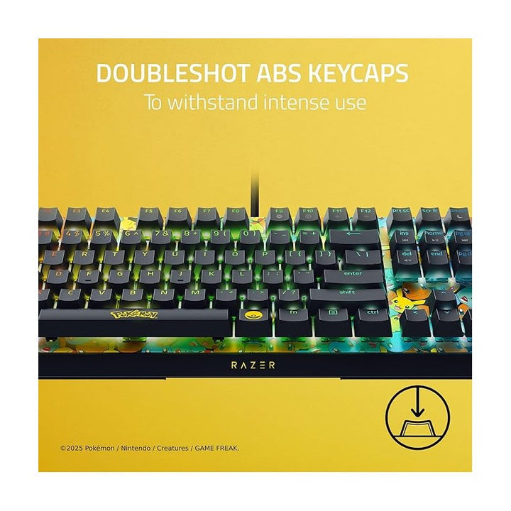 Razer BlackWidow V4 X Mechanical Gaming Keyboard with Razer Chroma RGB - Pokémon Kanto Starters Edition