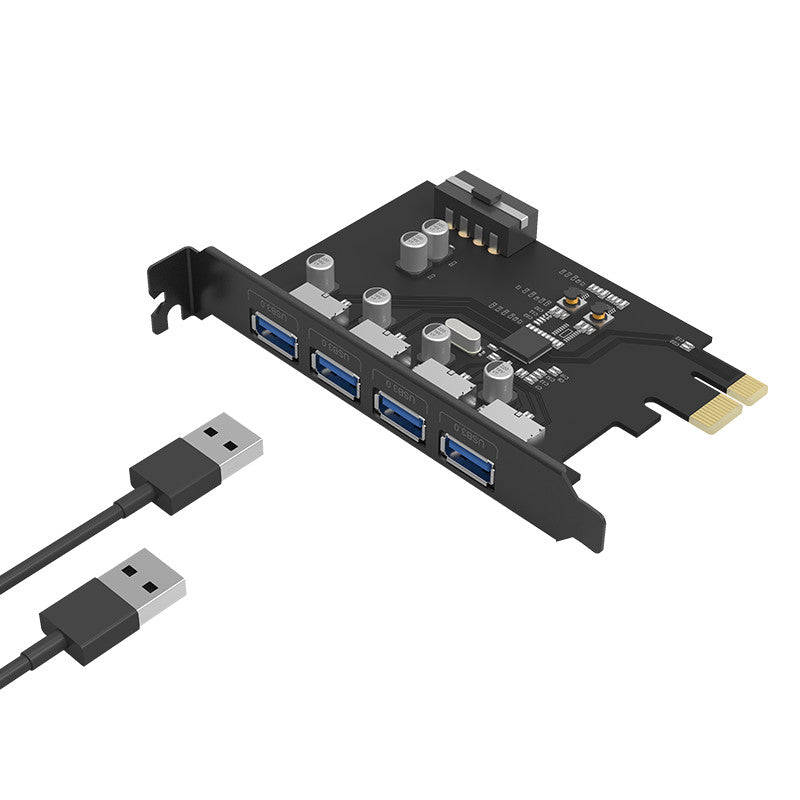 أوريكو 4 منفذ USB3.0 USB3.0 PCI-E التوسعة بطاقة PCI-E