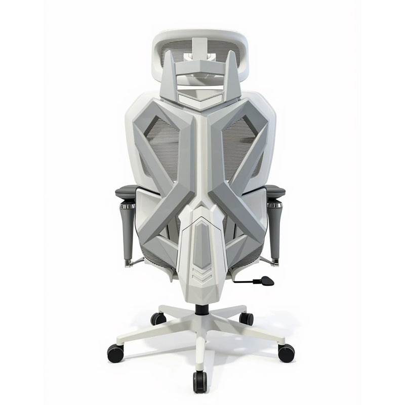 SADES Phoenix SA-AD10-W Adjustable Mesh Gaming Chair with 6D Armrest - White
