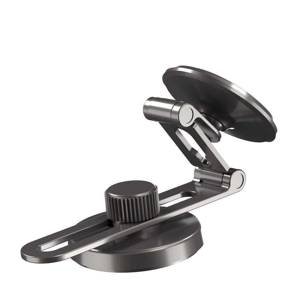 Porodo Magnetic Mount with Double Folding and Double Rotation - Black