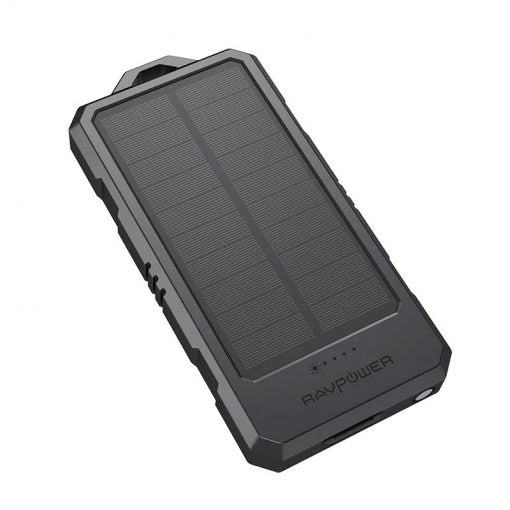 RAVPower RP-PB124 Solar Portable Power Bank - 15000mAh / Black