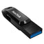 SanDisk Ultra Dual Drive Go Flash Drive - 128GB / Up to 400 MB/s / USB 3.2 Gen 1 / Type-C / Black