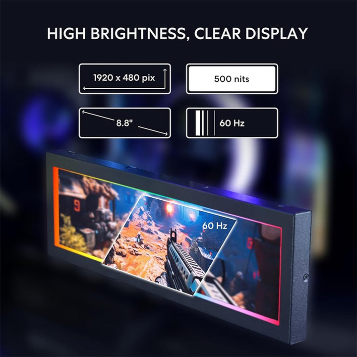 LIAN LI 8.8" IPS LCD Universal Screen (US88v1) - White