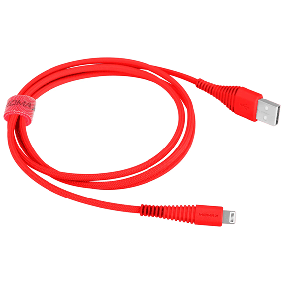 Momax Tough Link USB To Lightning Cable - 1.2 Meter / Red