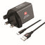 Swiss Military GaN PowerStation with 1Type-C Slot and 1 USB-A Slot with CB-AC60W Cable - 45W / Grey