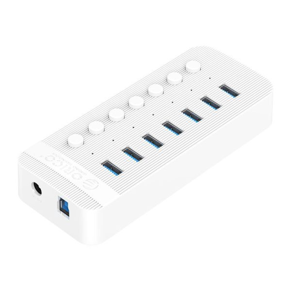 ORICO 7 Port USB Hub - White