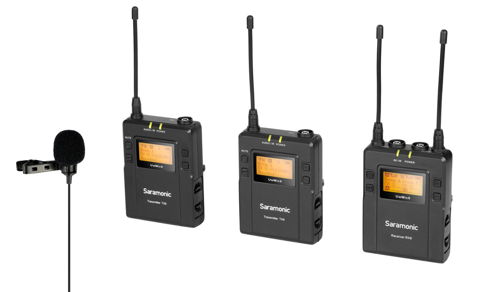 Saramonic Dual Channel UHF Wireless Microphone Kit UwMic9 Kit2