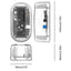 ORICO 3.5 inch Transparent USB3.0 Hard Drive Dock - Transparent