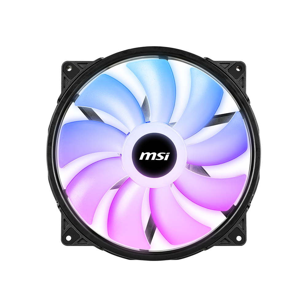 MSI MAG MAX F20A-1 ARGB Case Fan - 200mm / Black