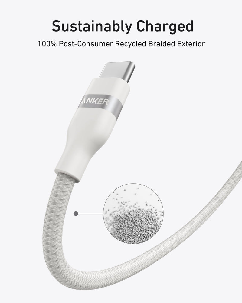 Anker USB-C to USB-C Cable - 3ft / 240W / White