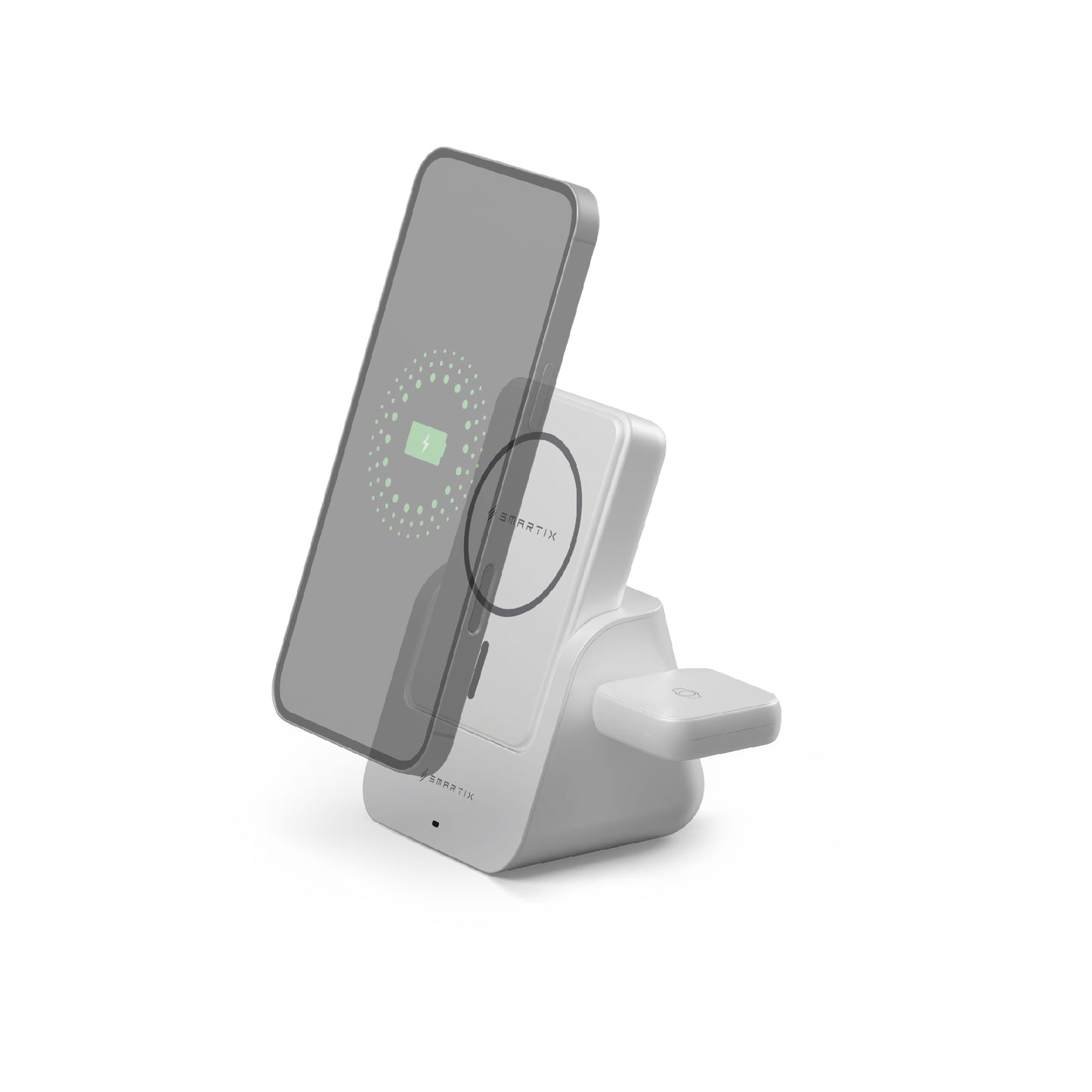 Smartix AirDock 3 in 1 Dock + Detachable Power Bank - 10000mAh / 20W / USB-C / White