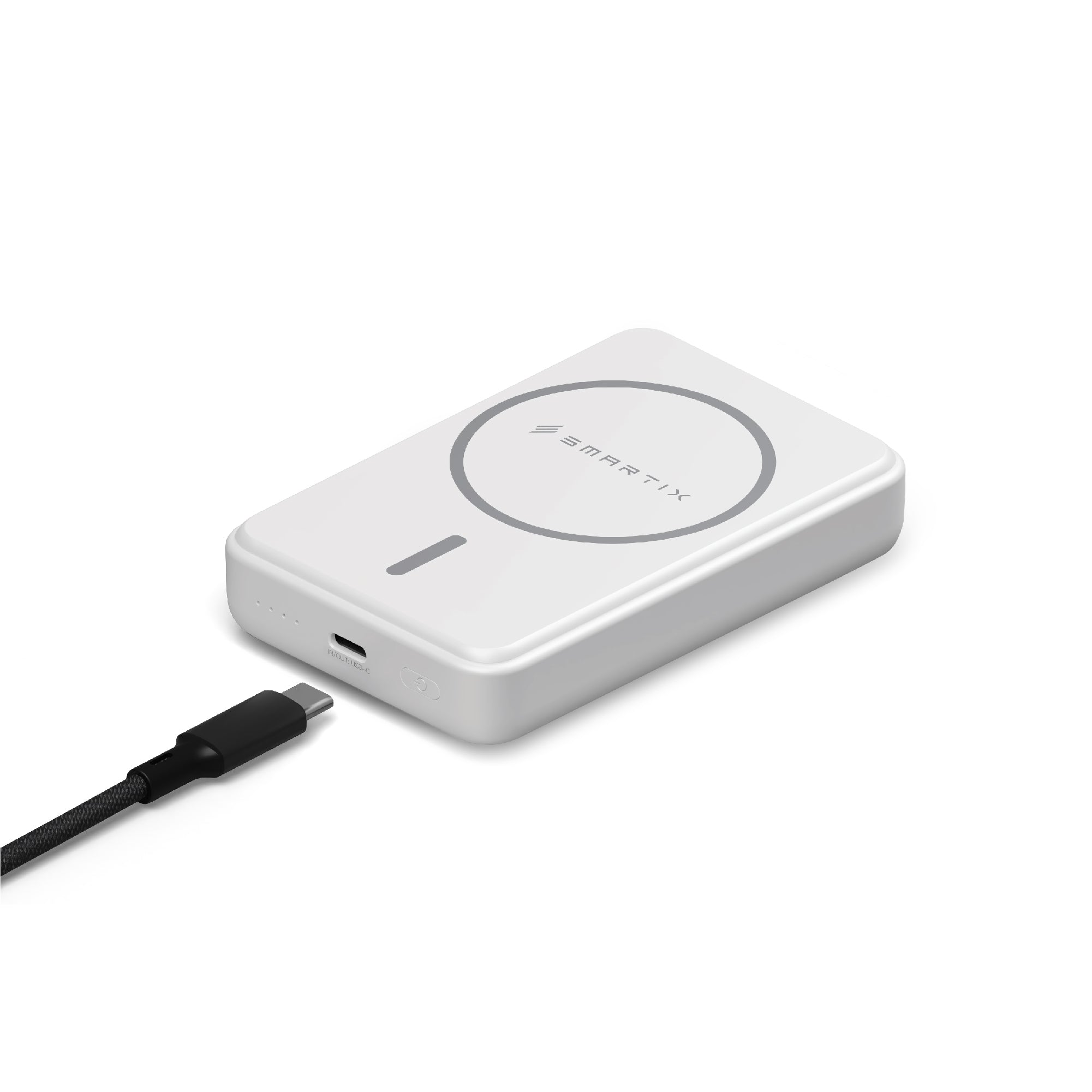 Smartix AirDock 3 in 1 Dock + Detachable Power Bank - 10000mAh / 20W / USB-C / White