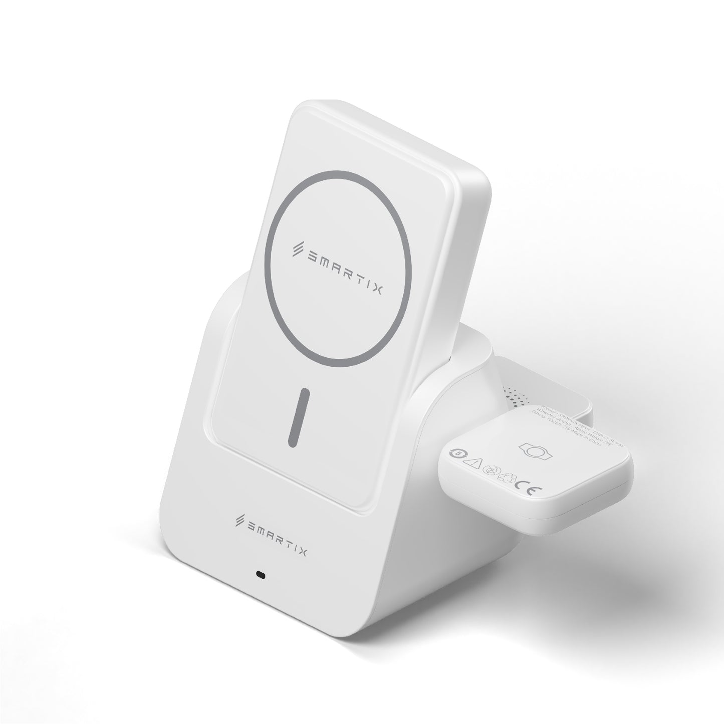 Smartix AirDock 3 in 1 Dock + Detachable Power Bank - 10000mAh / 20W / USB-C / White