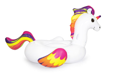 Bestway 2.24m x 1.64m Supersized Unicorn Ride-on (Contents: 1 Ride-on, Repair Patch)