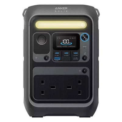 طاقة  المحمولة انكر C300X AC - 300 واط / 288 واط/ساعة / يو اس بي/ يو اس بي- أسود