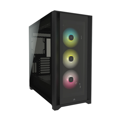 CORSAIR iCUE 5000X RGB Mid Tower Case - Black