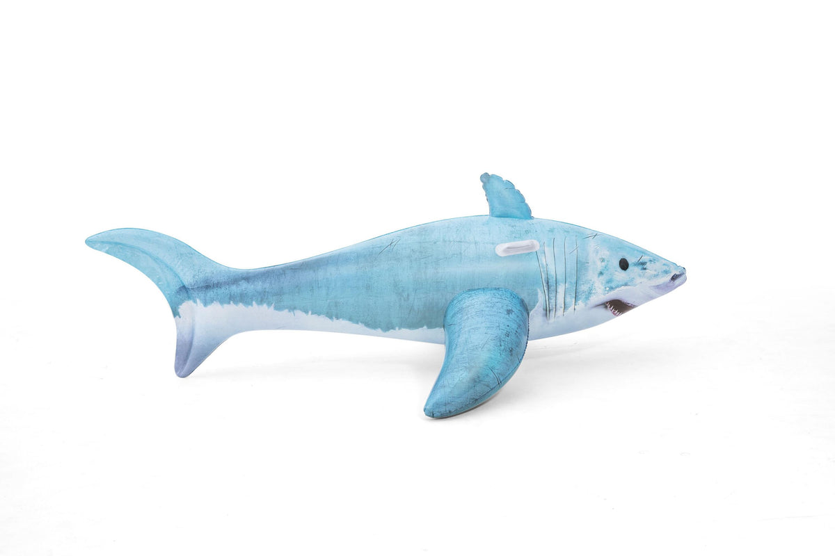 Bestway 1.83M X 1.02M Realistic Shark Ride-On (Contents:One Rider, Repair Patch) Age 3+