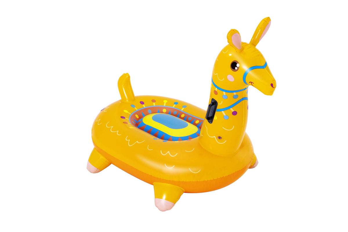 Bestway 1.29M X 1.10M Llama Kiddie Ride-On (Contents:1 Ride-On, Repair Patch) Age 3+