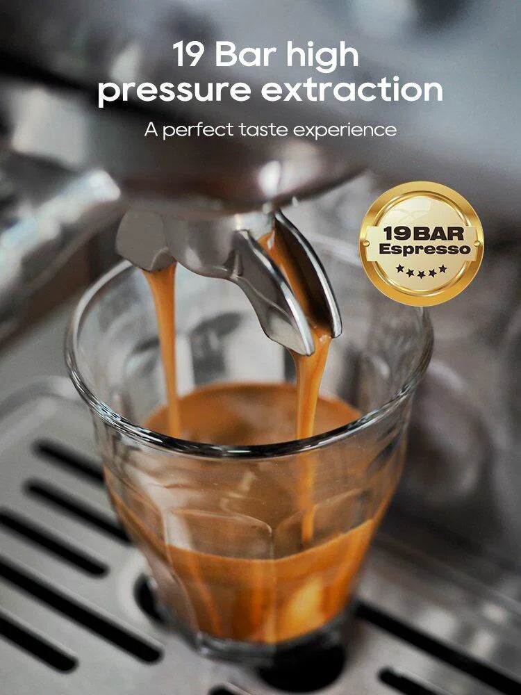HiBREW Semi Automatic Espresso Coffee Machine H10A - Silver