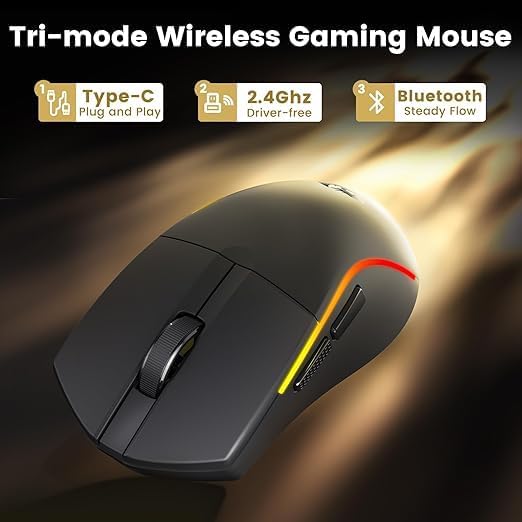 Redragon M816-RGB Wireless Gaming Mouse - Bluetooth / Black