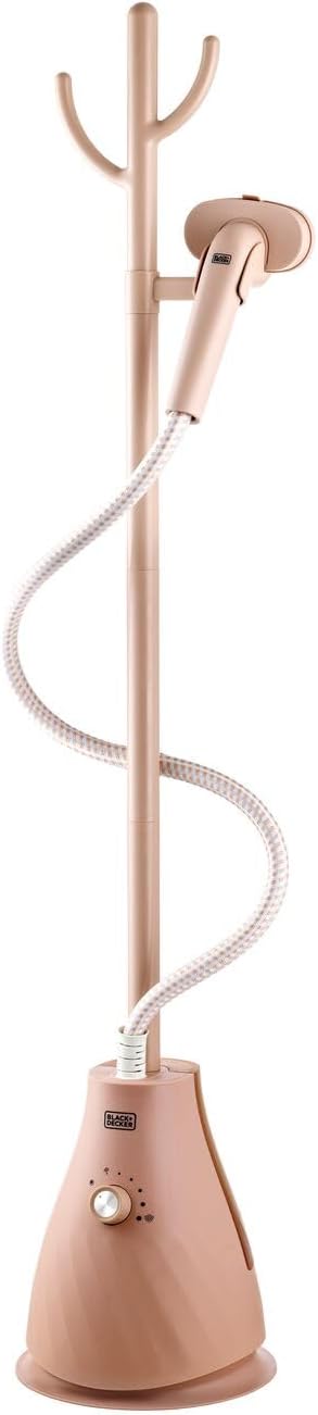 Black+Decker Vertical Garment Steamer - 1740W / 6 Steam Levels / Peach