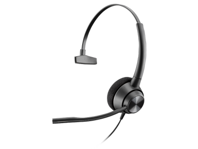HP HP Poly EncorePro 310 Monoaural with Quick Disconnect Headset TAA - Monoaural / Black