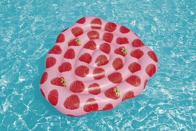 Bestway 1.65m x 1.51m Scentsational Raspberry Pool Float (Contents: One Float, One Repair Patch)