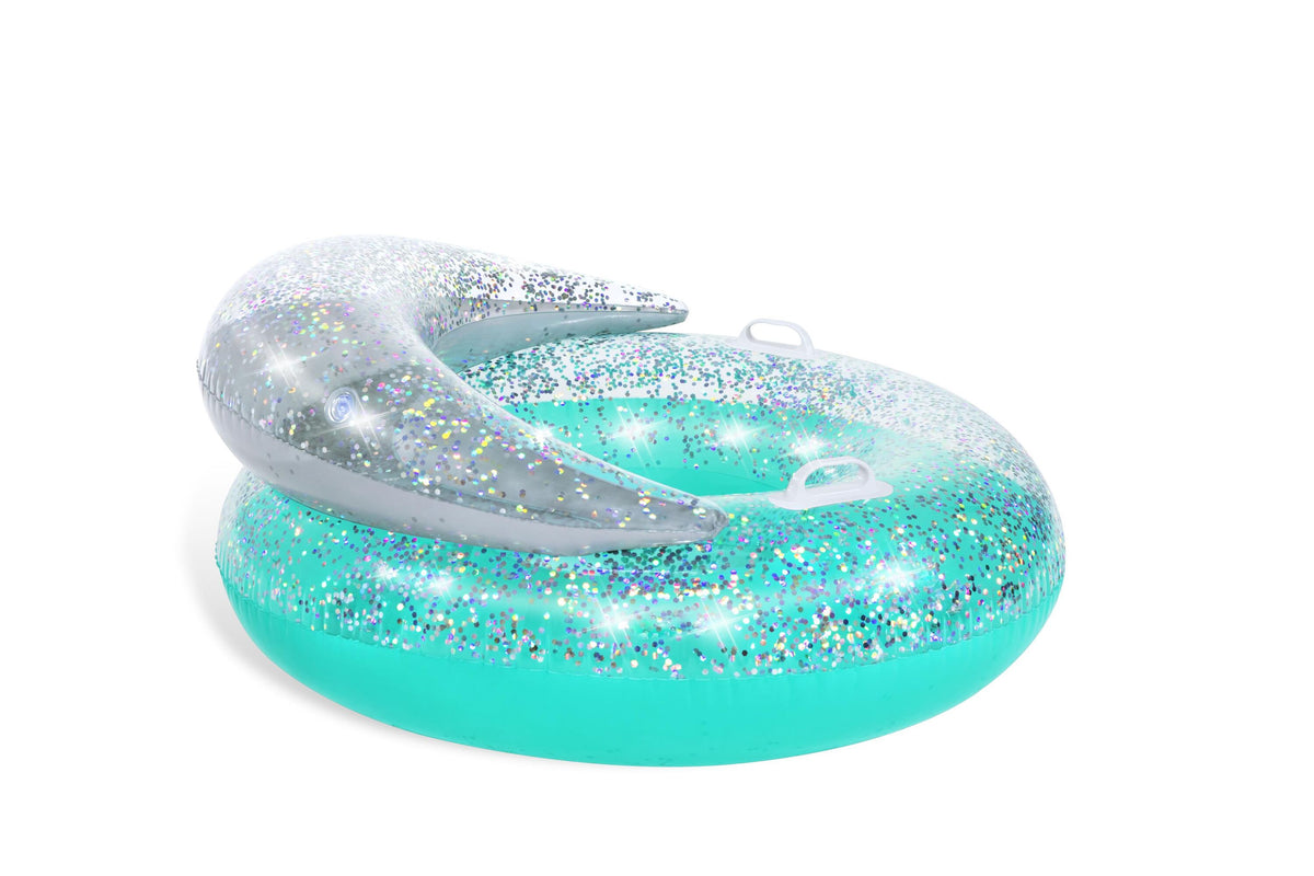 Bestway 1.17M X 1.17M Glitter Dream Swim Tube (Contents:1 Swim Tube, Repair Patch)