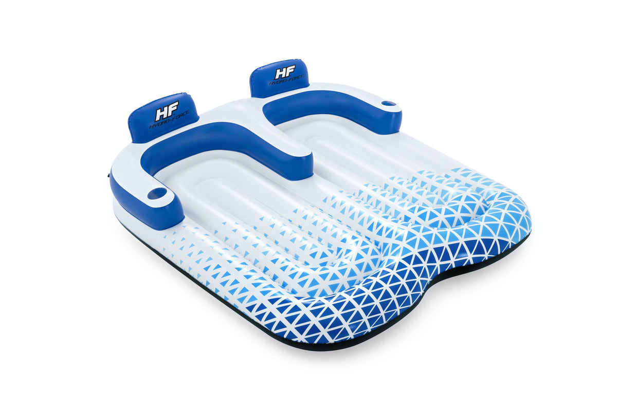 Bestway 1.96M X 1.93M Indigo Wave Double Lounge (Contents:1 Lounge, Repair Patch)