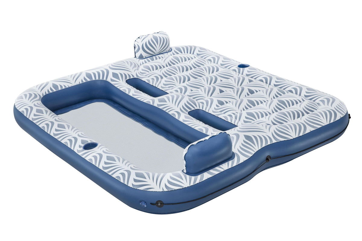 Bestway 2.04M X 1.88M Comfort Plush Double Lounge (Contents: 1 Lounge, Repair Patch)
