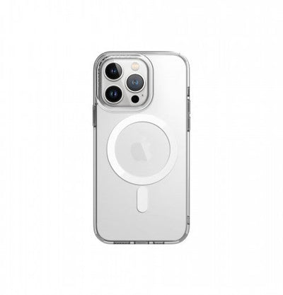 Uniq Hybrid iPhone 14 Pro Magclick Charging Combat (Af) - Dove (Satin Clear) Accessories > Mobiles & Tablets