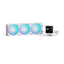 APNX LC1-D 360 Liquid Cooler - White
