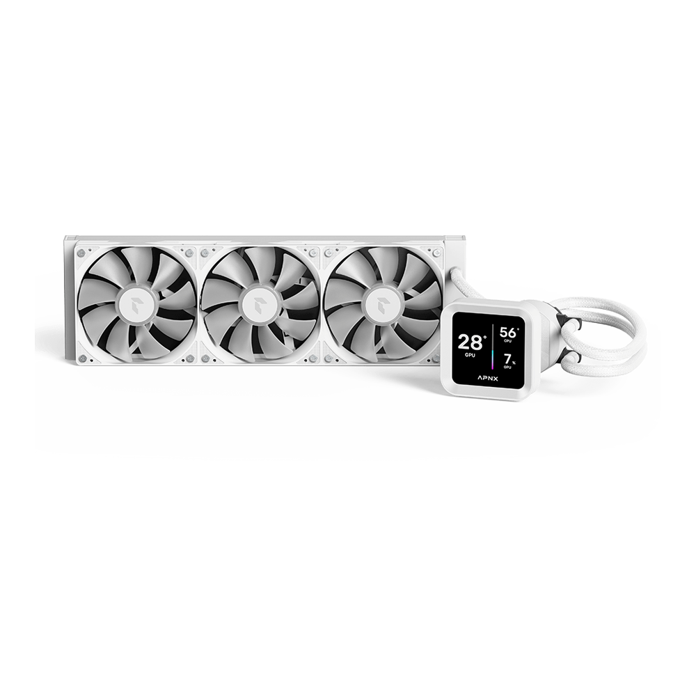 APNX LC1-D 360 Liquid Cooler - White